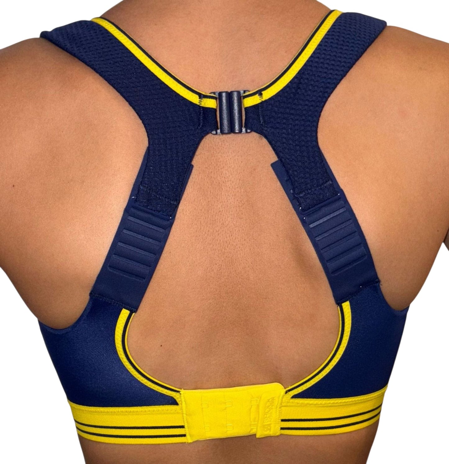 Sujetador Deportivo Shock Absorber Azul Marino – Sujeción de Alto Impacto con Estilo Vibrante