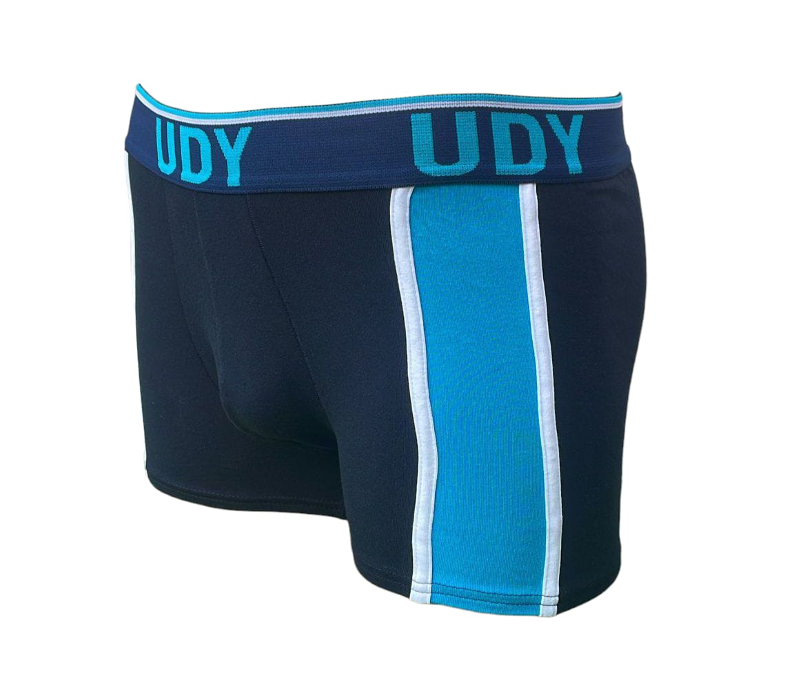 Boxer Hombre Deportivo UDY – Azul Marino y Celeste