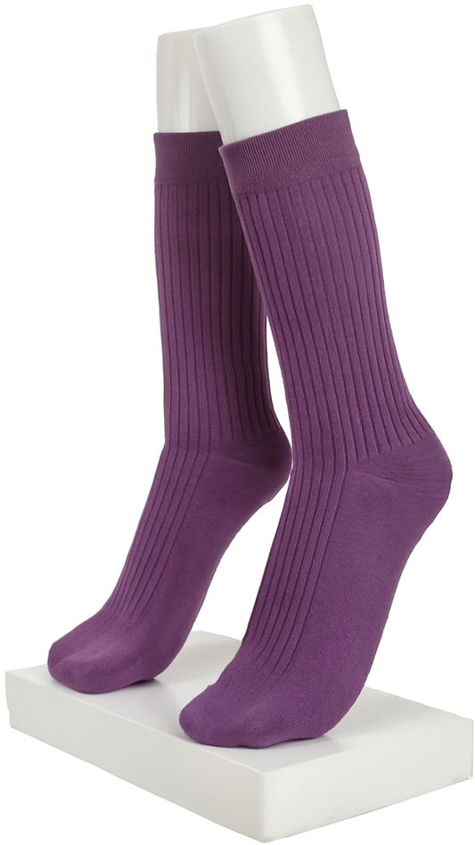Calcetines de Canalé Morados – Talla 40-45
