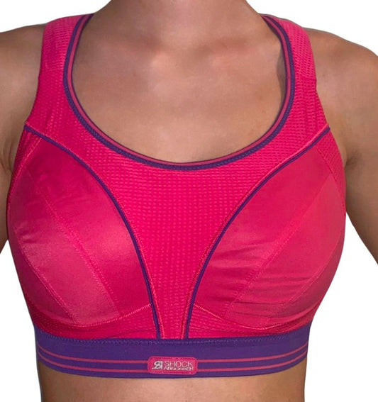 Sujetador Deportivo Shock Absorber en Fucsia – Alta Sujeción y Estilo