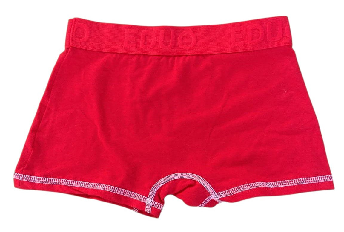 Calzoncillo Infantil Rojo "Merry & Bright" – Talla 10 Años