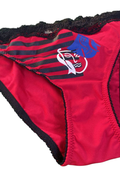 Braga Estilo Artístico con Encaje Negro – Talla M