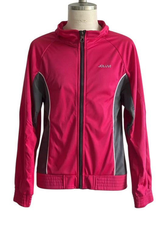 Chaqueta Deportiva para Niña Rosa y Gris – Talla XS( 6 Year ) Kids