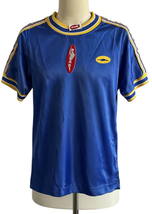 Camiseta Deportiva Infantil Retro Azul