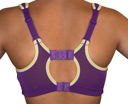 Sujetador Deportivo Shock Absorber Lila – Máxima Sujeción y Estilo