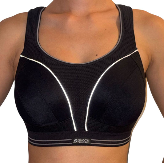 Sujetador Deportivo Shock Absorber Negro – Sujeción Total y Elegancia Deportiva