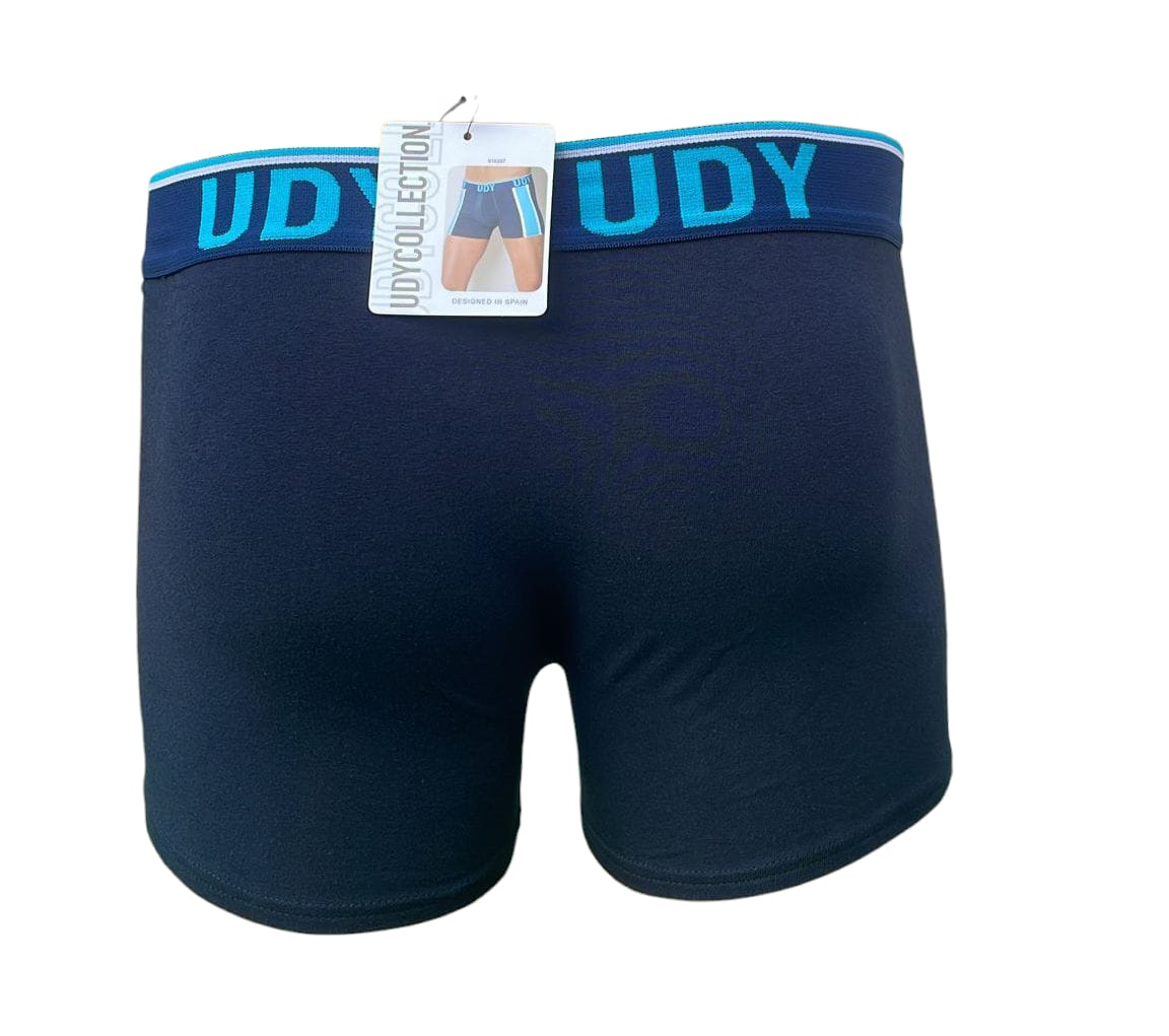 Boxer Hombre Deportivo UDY – Azul Marino y Celeste