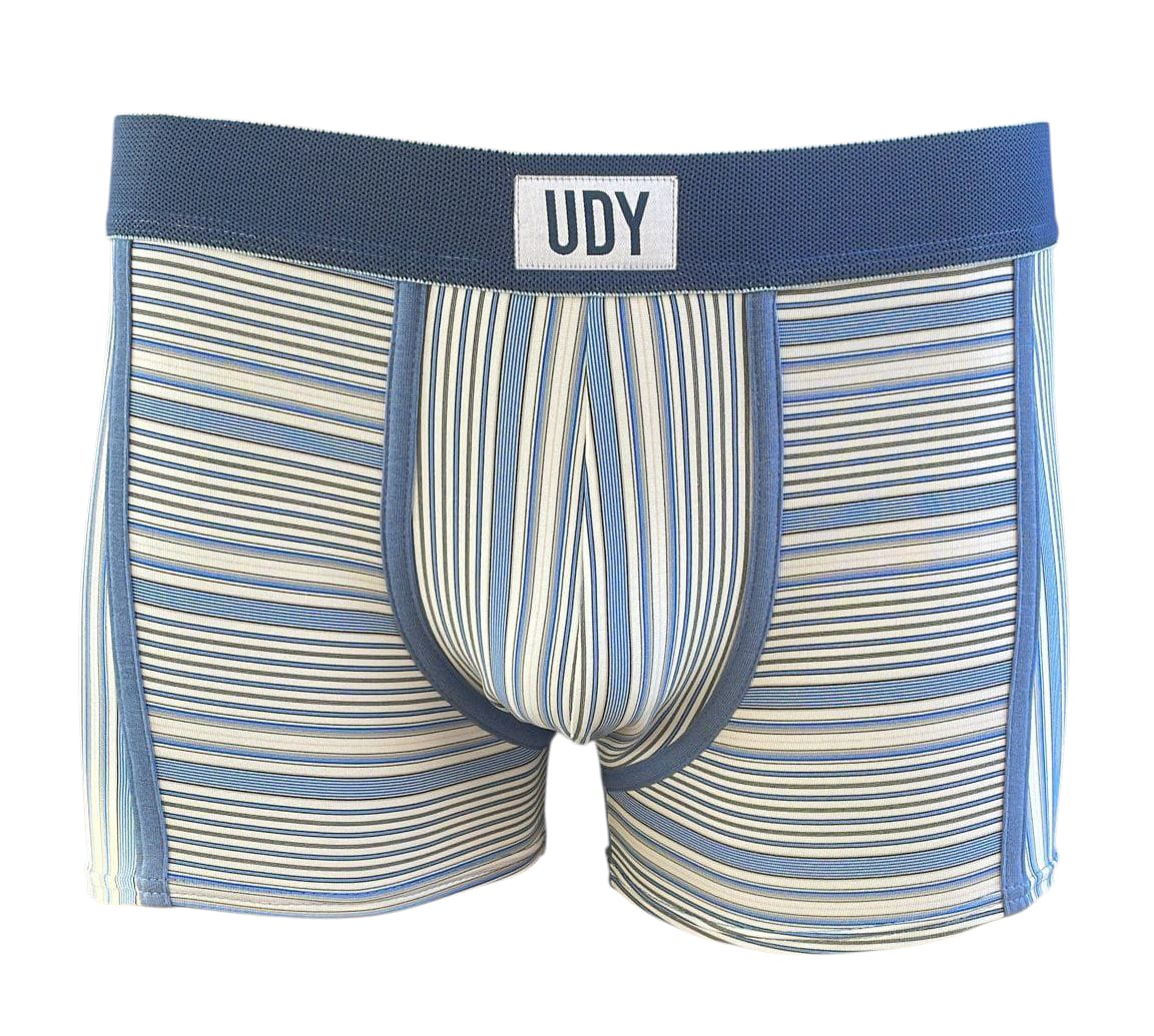 Bóxer Masculino UDY "Rayas Clásicas Azul"