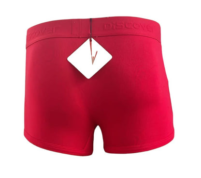 Boxer Hombre Discover Rojo Intenso