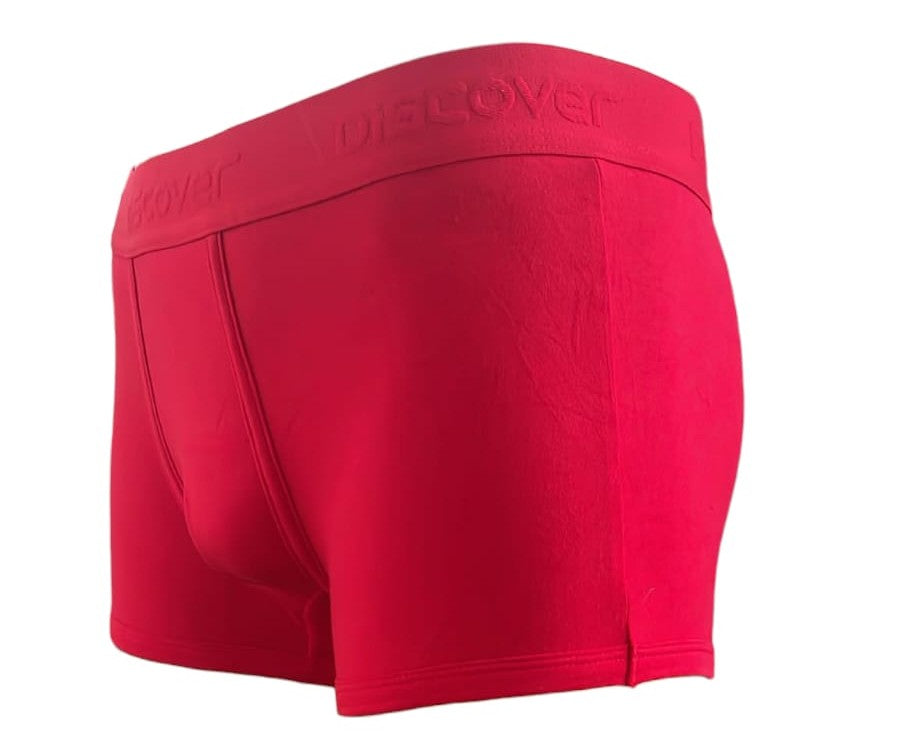 Boxer Hombre Discover Rojo Intenso