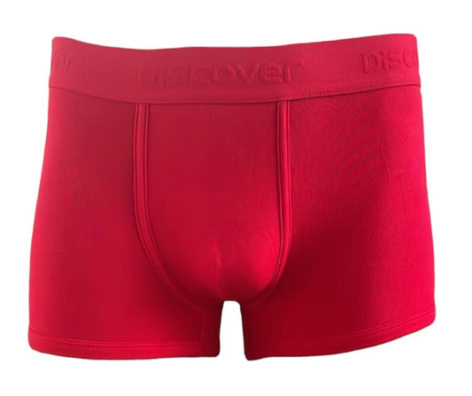 Boxer Hombre Discover Rojo Intenso
