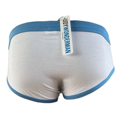 Slip para Hombre UDY Blanco con Azul – Estilo Deportivo