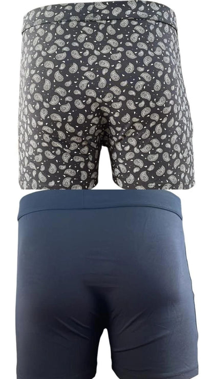 Pack de 2 Boxers para Hombre Abanderado – Estampado Clásico y Liso