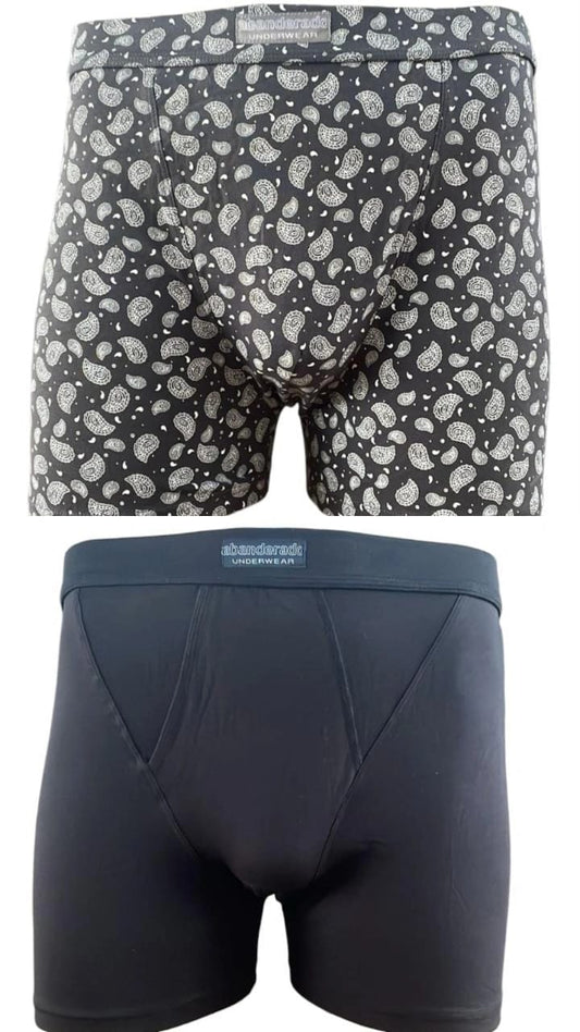 Pack de 2 Boxers para Hombre Abanderado – Estampado Clásico y Liso