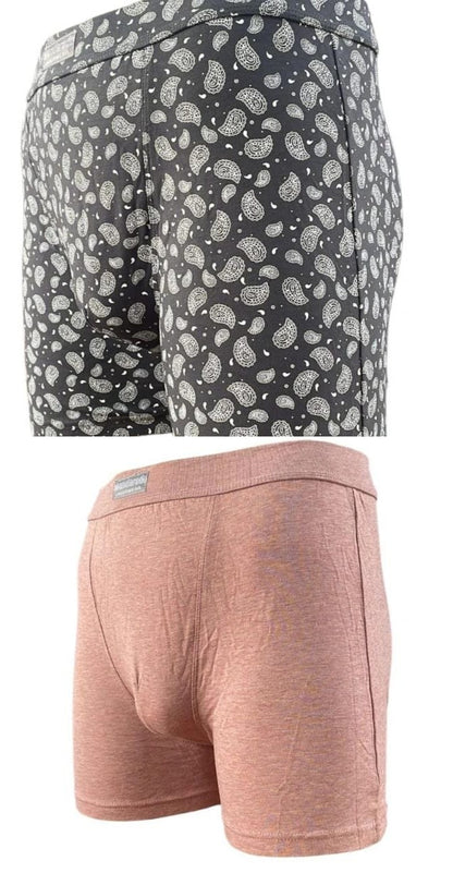 Pack de 2 Bóxers para Hombre Abanderado – Estampado Clásico y Color Liso