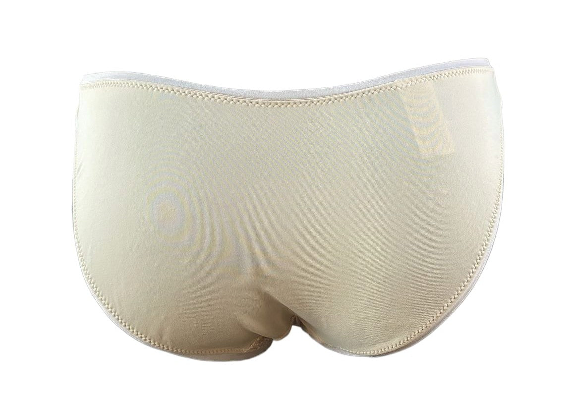 Braga Beige con Bordado Elegante – Talla M