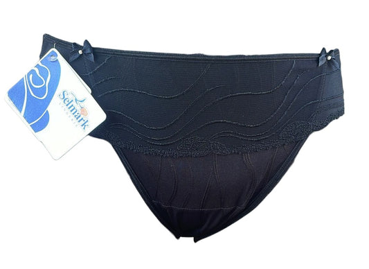 Braga Clásica Negra con Encaje – Talla M