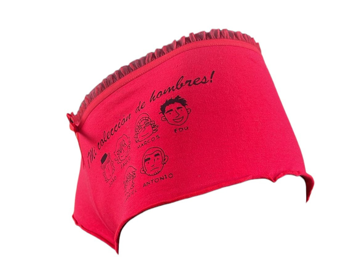 Braga Boxer Roja "Mi colección de hombres" – Talla 40 (S)