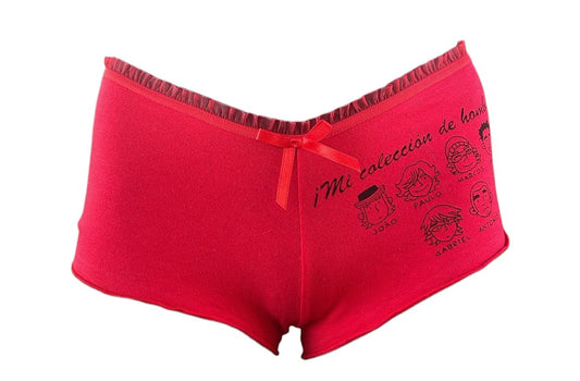 Braga Boxer Roja "Mi colección de hombres" – Talla 40 (S)