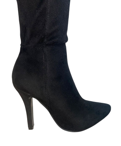 Botas Altas de Tacón “Black Elegance” – Estilo Sobre la Rodilla